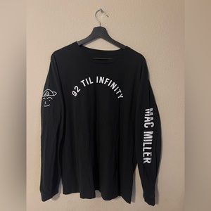Mac Miller long sleeve shirt, Size XL.